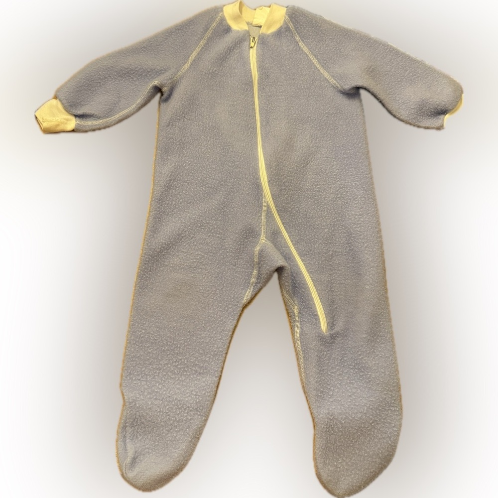 Gerber blue and white Footed One Piece